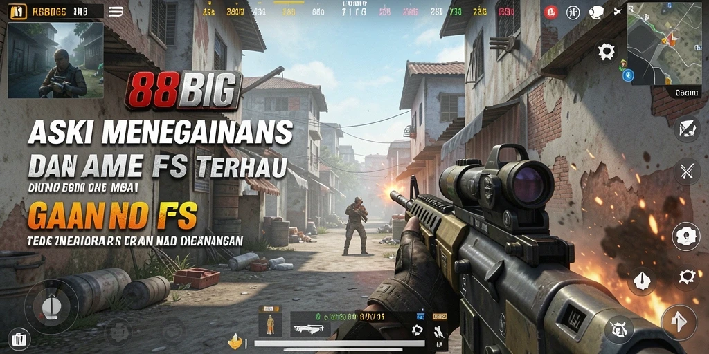 Gameplay intens dan mendebarkan di dalam dunia FPS 88BIG.