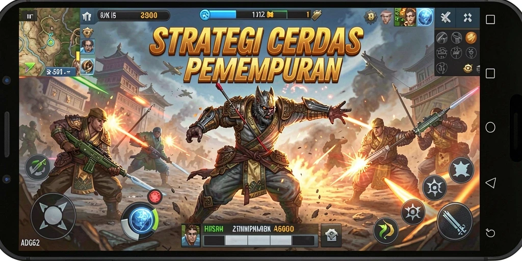 Tampilan gameplay ADG62 yang menarik dan strategis.