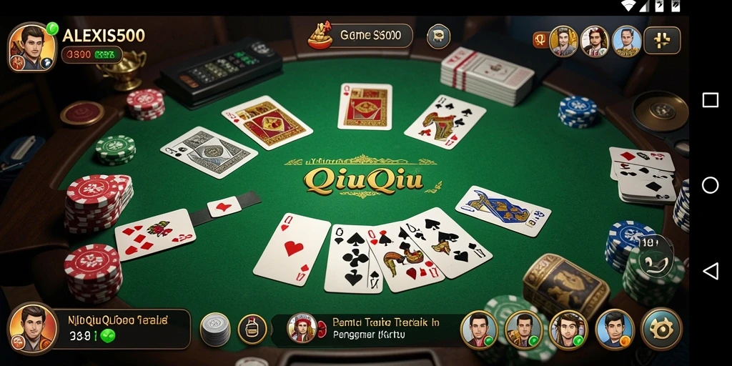Tampilan gameplay QiuQiu yang mengasyikkan di ALEXIS500.