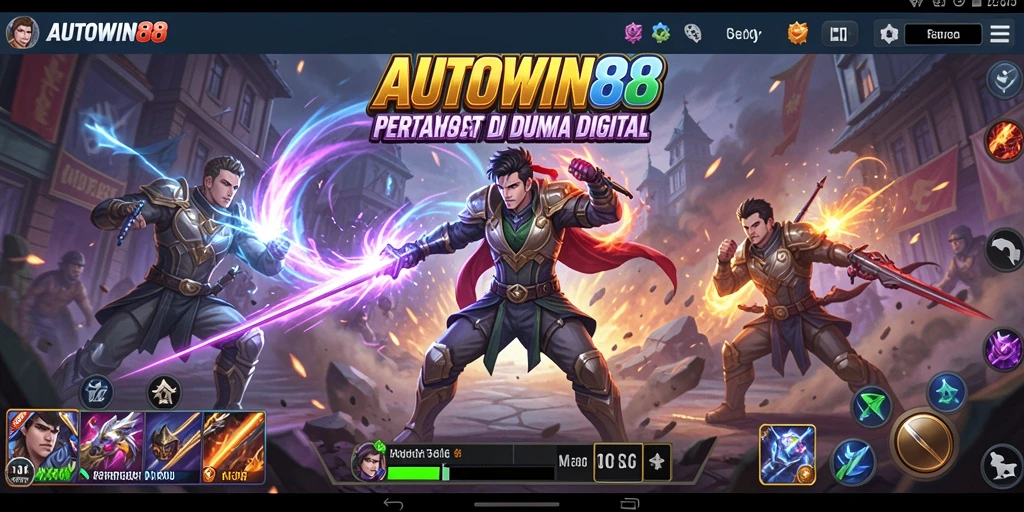 Tampilan gameplay AUTOWIN88 yang seru dalam pertarungan Fighting.