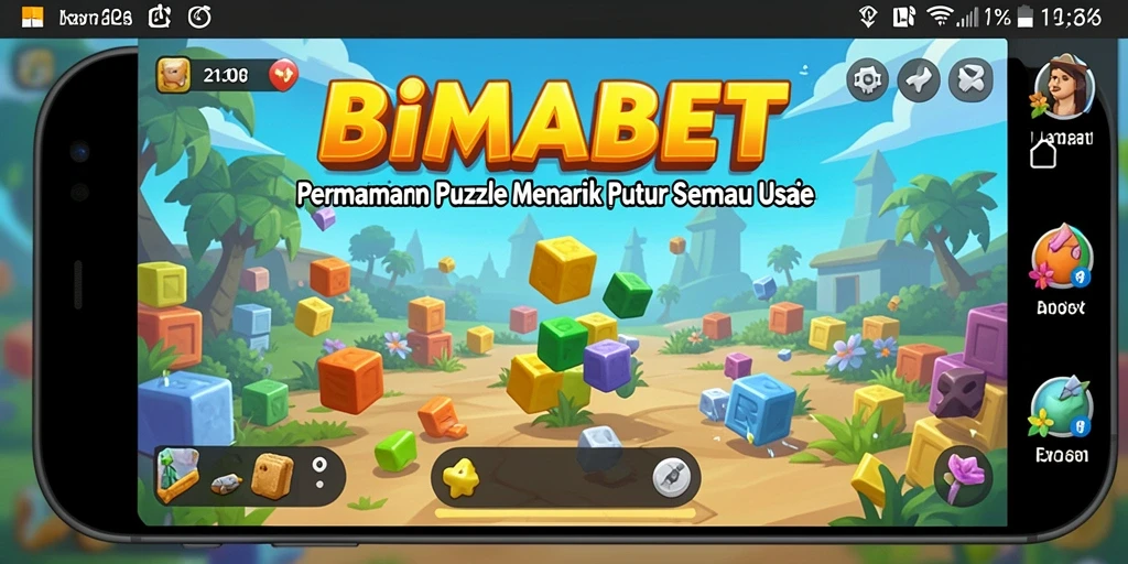 Screenshot menunjukkan gameplay seru dan tantangan dari BIMABET.