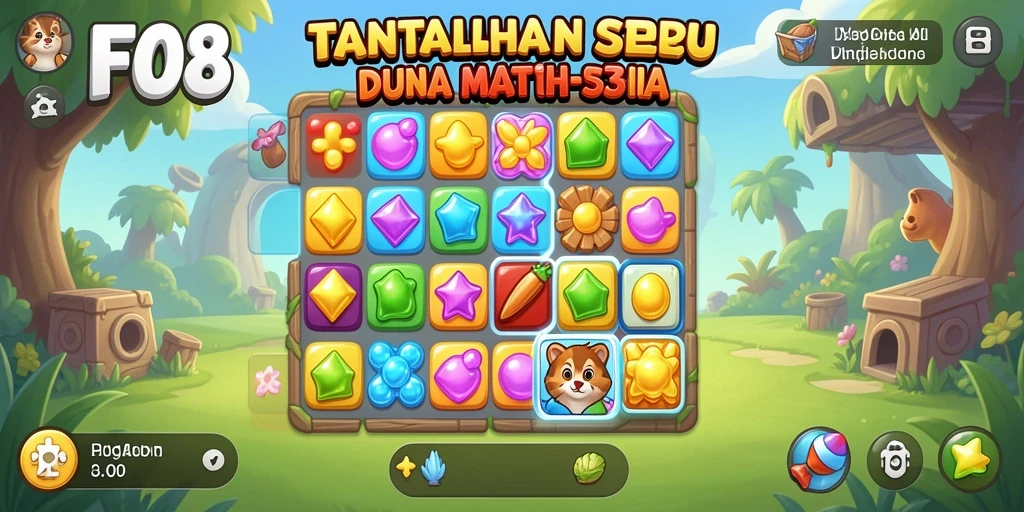 Gameplay seru dari F08 dengan tantangan Match-3 menakjubkan.