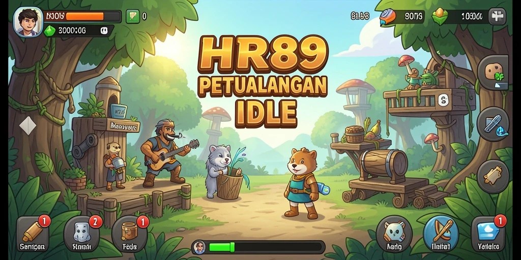 Tampilan gameplay menarik dari HR89 yang menampilkan aksi Idle.