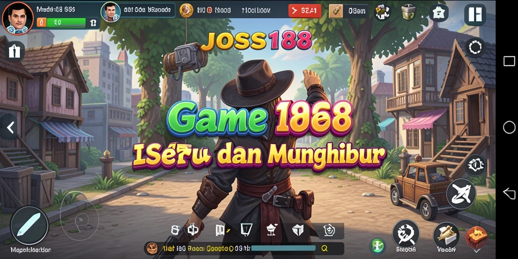 Menampilkan gameplay strategis dalam JOSS188 dengan kemajuan otomatis.
