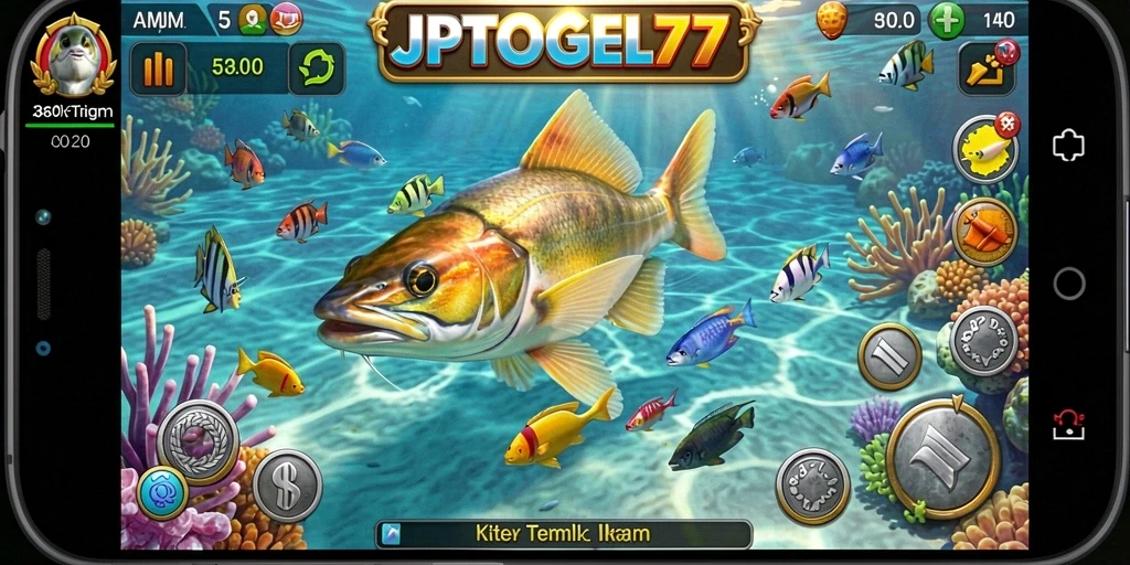 Tampilan menarik dari gameplay Tembak Ikan JPTOGEL77 yang mendebarkan.