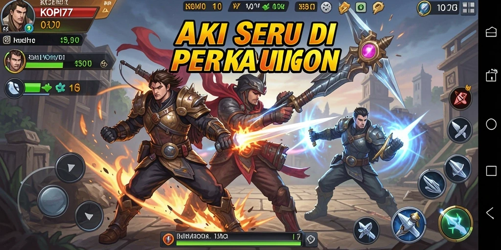 Gameplay seru dengan aksi menegangkan dari KOPI77.