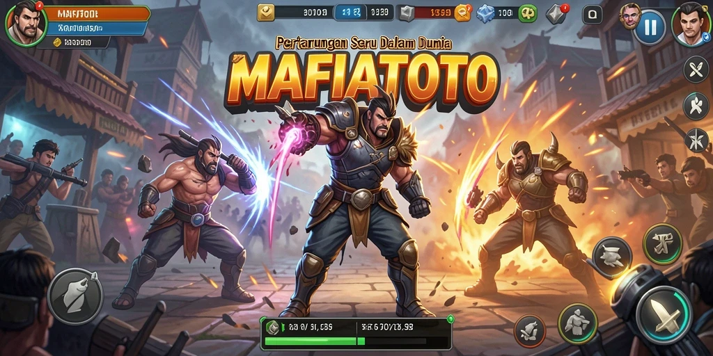 Tampilan gameplay MAFIATOTO yang menegangkan dan seru.