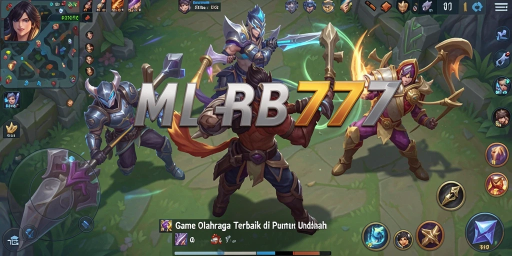 Tampilan gameplay seru dalam MLBB777 yang menampilkan aksi olahraga.