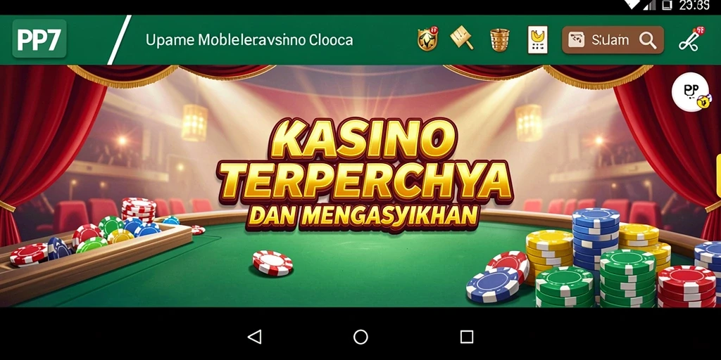 Tangkapan layar utama menunjukkan gameplay yang menarik di PP7.