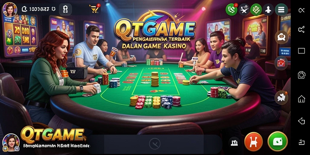 Tampilan impresif dari gameplay QTGAME yang mengasyikkan.