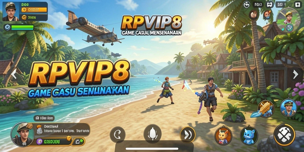 Screenshot RPVIP8 menunjukkan Gameplay Casual yang menarik dan penuh warna.