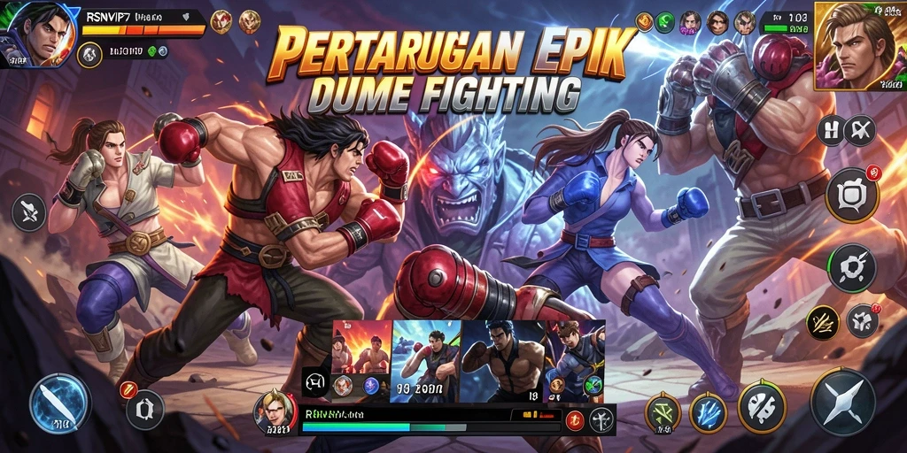 Tampilan screenshot RSNVIP7 dengan aksi pertarungan yang mendebarkan.