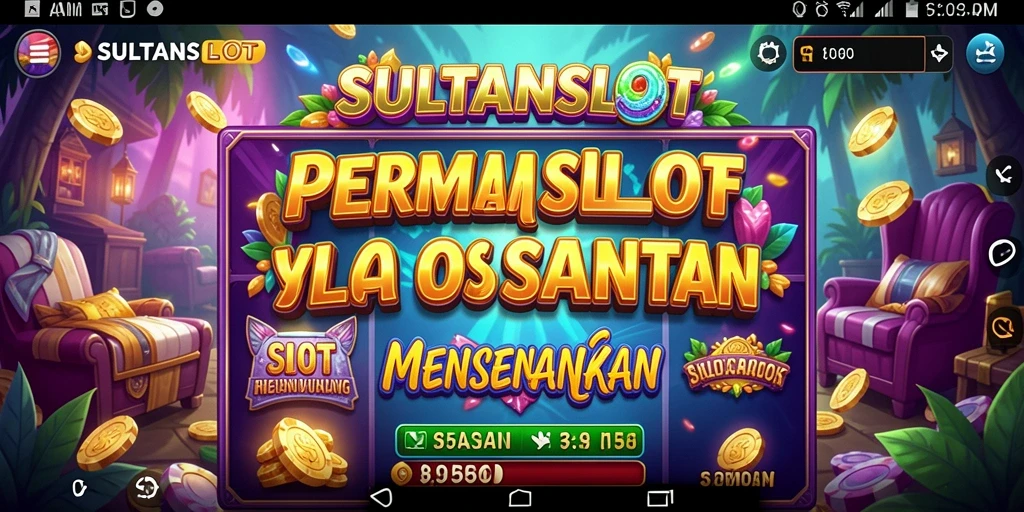 Tampilan gameplay SULTANSLOT yang menarik dan penuh warna.