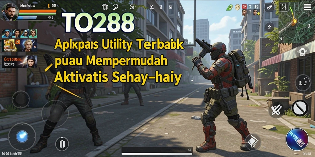 Tampilan antarmuka TO288 yang sederhana dan intuitif untuk pengguna.