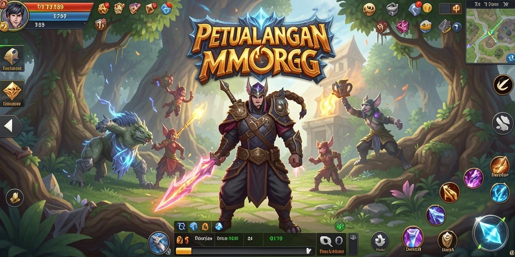 Screenshot gameplay TT789 yang menampilkan aksi mendebarkan di dunia MMORPG.