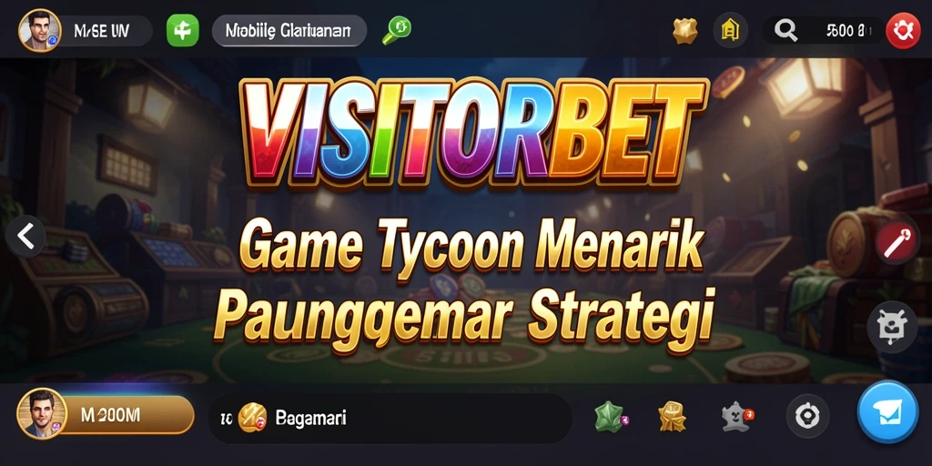 Screenshot utama VISITORBET menampilkan gameplay Tycoon yang menarik.