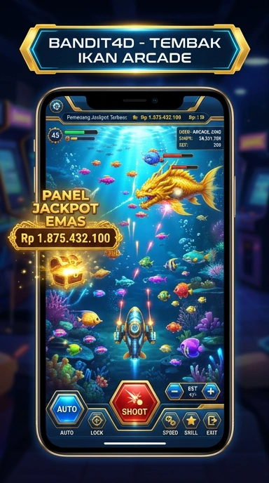 Tampilan utama aplikasi bandit4d dengan berbagai pilihan aplikasi.