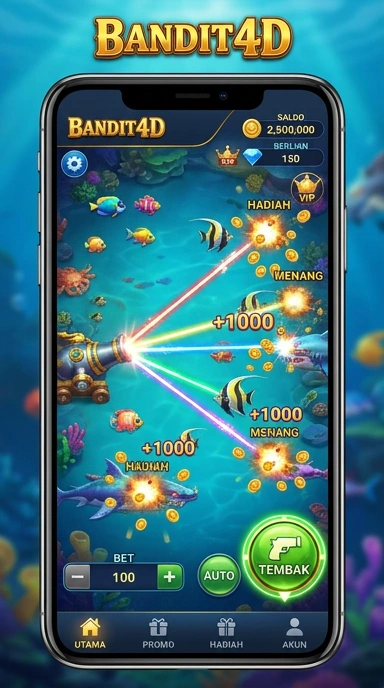 Screenshot fitur unggulan aplikasi bandit4d yang memudahkan navigasi.